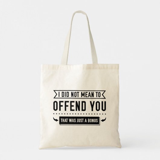 Dat was gewoon een bonus tote bag (Achterkant)