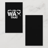 Dat was ik wel... Esthetician Beauty cosmetoloog Visitekaartje (Voorkant / Achterkant)