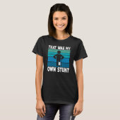 Dat was mijn eigen stunt Beterschap Gebroken Bee T-shirt (Voorkant volledig)