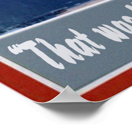 Dat was mijn vliegtuig poster (Hoek)