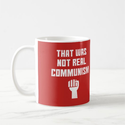Dat was niet echt communisme koffiemok (Links)