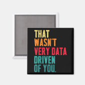 Dat was niet erg data-gedreven van je Funny Data Y Magneet (Voorkant / Achterkant)
