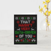 Dat was niet erg gegevensgestuurd van jullie kerst kaart (Gele Bloem)