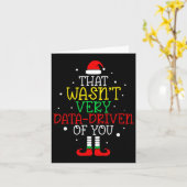 Dat was niet erg gegevensgestuurd van jullie kerst kaart (Gele Bloem)