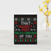 Dat was niet erg gegevensgestuurd van jullie kerst kaart (Gele Bloem)