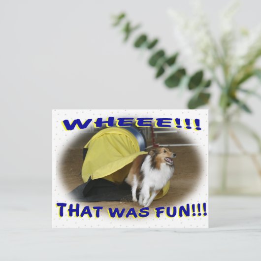 Dat was Pret Briefkaart (Staand voorkant)