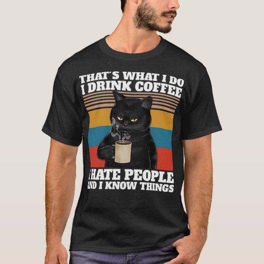 Dat wat ik doe Drink de verzorgingskunst T-shirt (Voorkant)