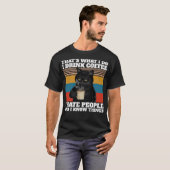 Dat wat ik doe Drink de verzorgingskunst T-shirt (Voorkant volledig)