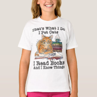 Dat wat ik doe is katten maken die ik lees boeken  t-shirt