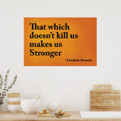 Dat wat ons niet doodt, maakt ons sterker poster (Keuken)