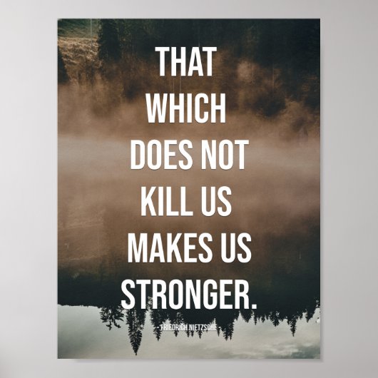 Dat wat ons niet doodt maakt ons sterker. poster (Voorkant)