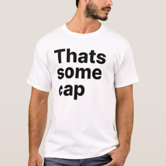 Dat wat pet Slang citeert Typografie T-shirt
