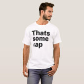 Dat wat pet Slang citeert Typografie T-shirt (Voorkant volledig)