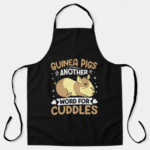 Dat zegt cavia's nog een woord voor knuffels schort