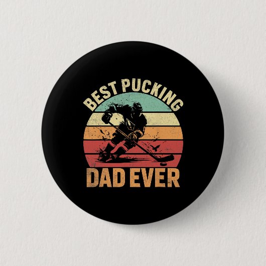Dat zegt de beste Pucking vader ooit - Grappige Ho Ronde Button 5,7 Cm (Voorkant)
