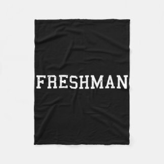 Dat zegt Freshman Tee Print Ck naar school  Fleece Deken