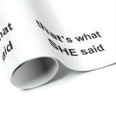 Dat zei SHE. Cadeaupapier (Rol Hoek)