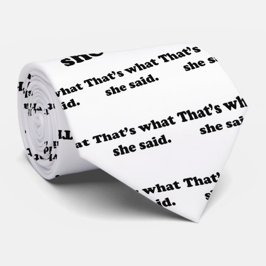 Dat zei ze 1 stropdas (Opgerold)