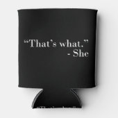 Dat zei ze. blikjeskoeler (Voorkant)