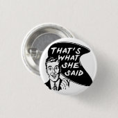 Dat zei ze Button (Voorkant /achterkant)