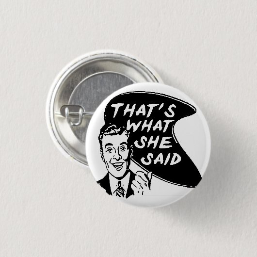 Dat zei ze Button (Voorkant /achterkant)