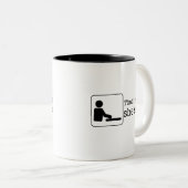 Dat zei ze. tweekleurige koffiemok (Voorkant rechts)