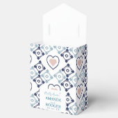 Dat zijn Amore Italiaanse Tegels en Hartjes Bedankdoosjes (Geopend)