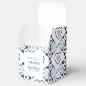 Dat zijn Amore Italiaanse Tegels en Hartjes Bedankdoosjes (Geopend)