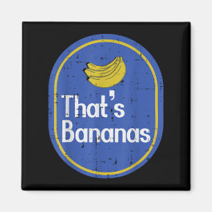 Dat zijn Bananen Sticker Fruit Kostuum Halloween M Magneet