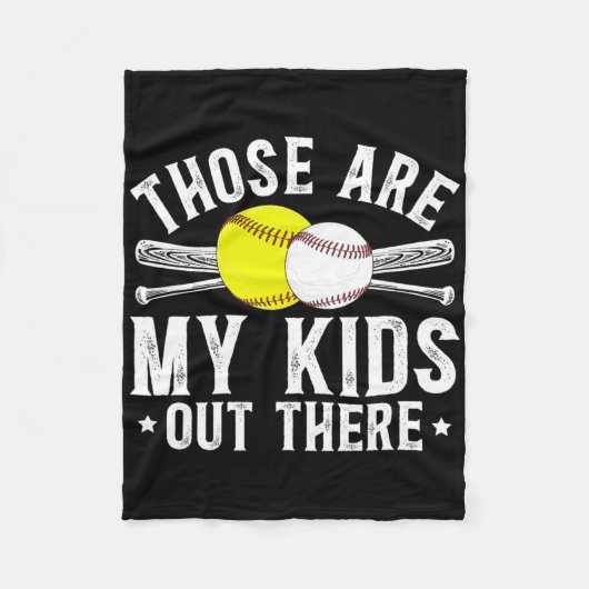 Dat zijn mijn kinderen verkoopt zachte vaders van  fleece deken (Voorkant)