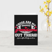 Dat zijn mijn kleinzoons Football Oma van een voet Kaart (Gele Bloem)