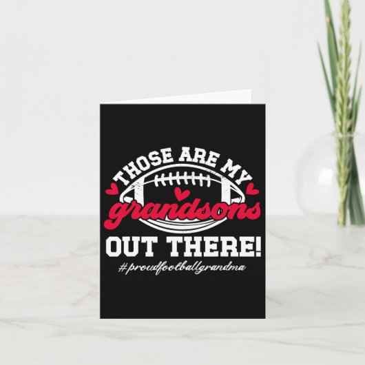 Dat zijn mijn kleinzoons voetbal oma van een voetb kaart (Voorkant)