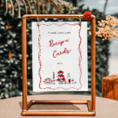 Dat zijn nog meer Italiaanse rode receptenkaarten Poster