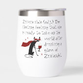 Dat zinvincible gevoel grappig Zin wijn citaat (Links)