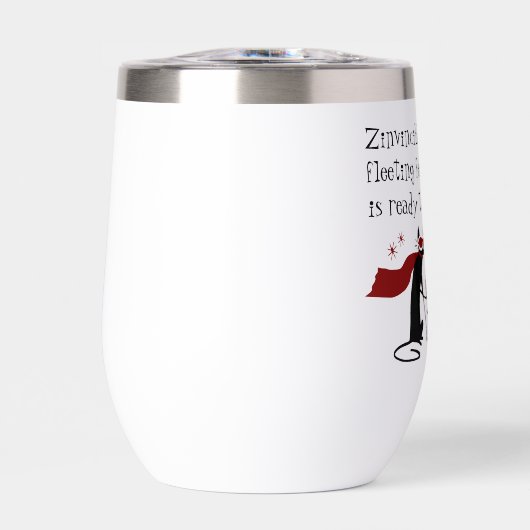 Dat zinvincible gevoel grappig Zin wijn citaat (Voorkant)