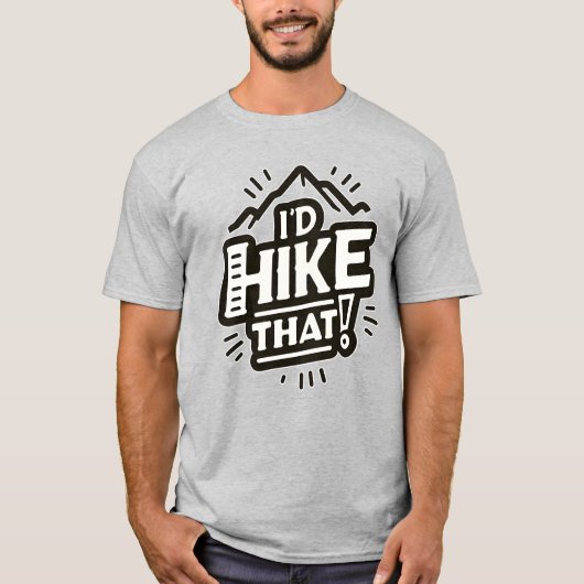 Dat zou ik doen! Mountain Adventure T-shirt (Voorkant)