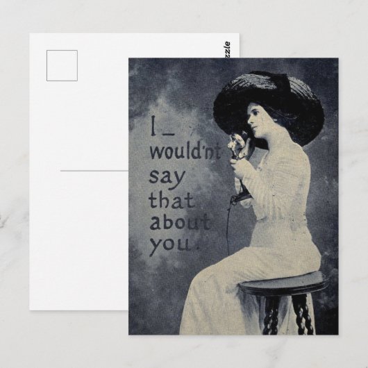 Dat zou ik niet zeggen over jou briefkaart (Voorkant / Achterkant)