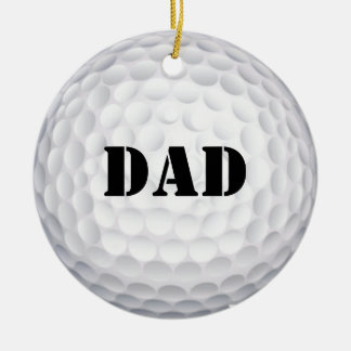 Dat zou ik wel doen. golfbal keramisch ornament