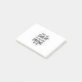 Dat zweet mijn lichaam niet. post-it® notes (Schuin)