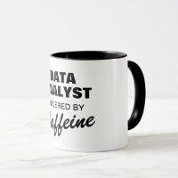 Data Analist aangedreven door cafeïne grappige kof