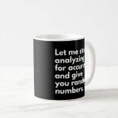 Data-analist en data wetenschapper Grappige data z Koffiemok (Voorkant rechts)
