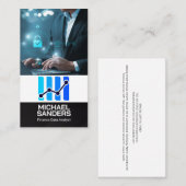 Data-analist | Finance Tech-logo Visitekaartje (Voorkant / Achterkant)