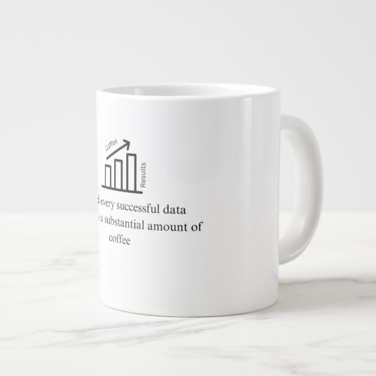 Data Analist Gift Grote Koffiekop (Voorkant rechts)