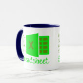 Data Analist - Oh, dit vraagt om een Spreadsheet - Mok (Voorkant links)