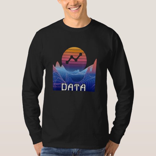 Data-analist ruimte landschap Software ingenieur D T-shirt (Voorkant)