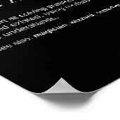 Data analisten grappige definitie poster (Hoek)