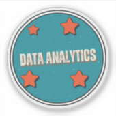 Data-analyse Sticker (Voorkant)