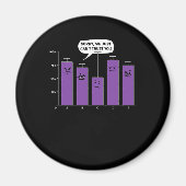 Data Analysis Science Geek Nerd Joke Magneet (Voorkant)