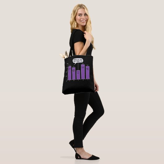 Data Analysis Science Geek Nerd Joke Tote Bag (Op model)