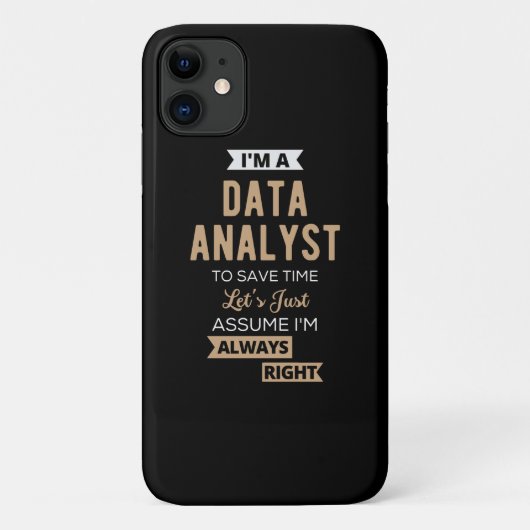 Data Analyst Case-Mate iPhone Case (Achterkant)